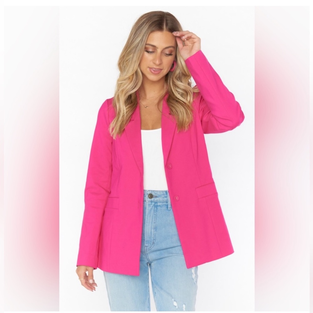 Show Me Your MuMu Hot Pink Major Barbiecore Blazer Size Small